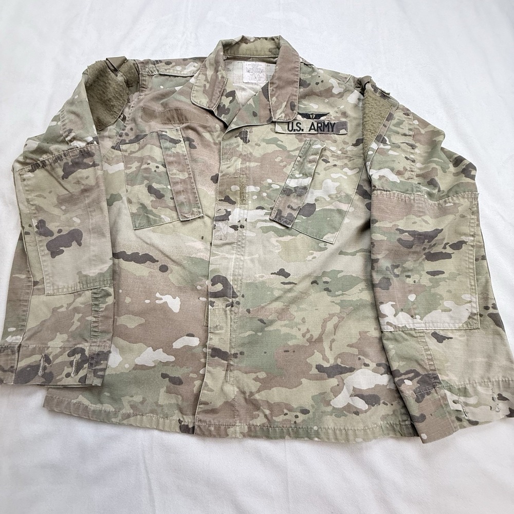 ACU XS Short Army Coat/Top/Blouse/Shirt/Jacket‎ Digital Camo Ripstop Combat